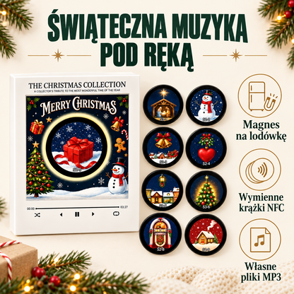 Świąteczny odtwarzacz muzyczny na lodówkę — główne korzyści